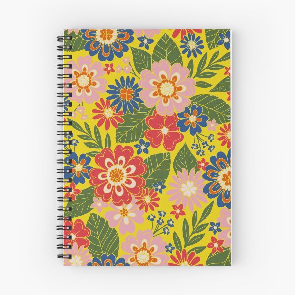 Item preview, Colorful Hippie Boho Retro 70s Floral designed and sold by somecallmebeth.