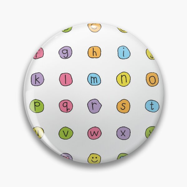 Item preview, Kids Rainbow Handwritten Alphabet Set designed and sold by NiceButton.