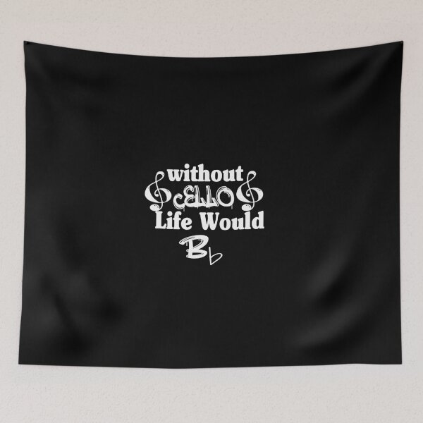 Item preview, Without cello Life Would Be Flat  designed and sold by HananDesign13.