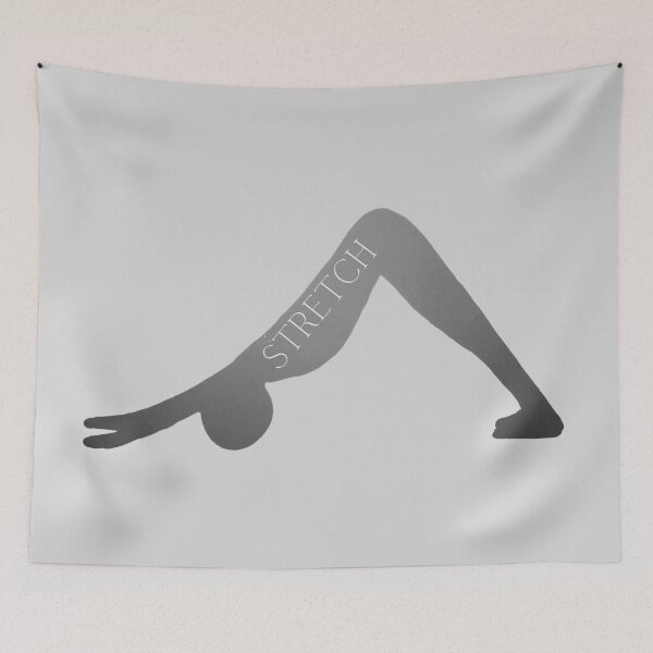 Item preview, Yoga Screenprint - Stretch - Downward Dog, Adho Mukha Svanasana by Christie Olstad designed and sold by Christie Olstad.