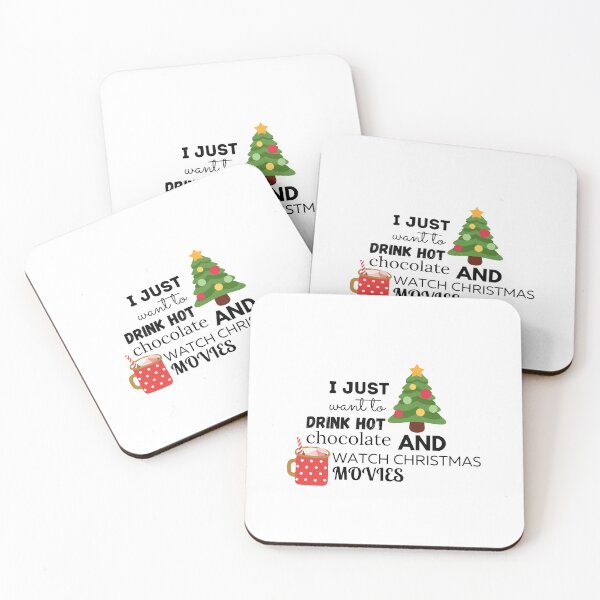 Item preview, I Just Want To Drink Hot Chocolate And Watch Christmas Movies designed and sold by ImperialBaron.