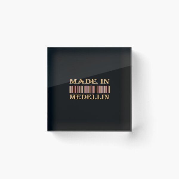 Item preview, Made In Medellin Classic Funny Barcode Sticker And Shirt Design designed and sold by Glike.