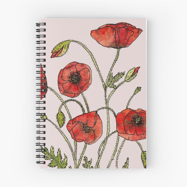Item preview, Poppies Botanical Watercolour designed and sold by María Casas Watercolour Designs.