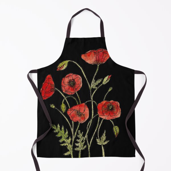 Item preview, Poppies Botanical Watercolour designed and sold by María Casas Watercolour Designs.