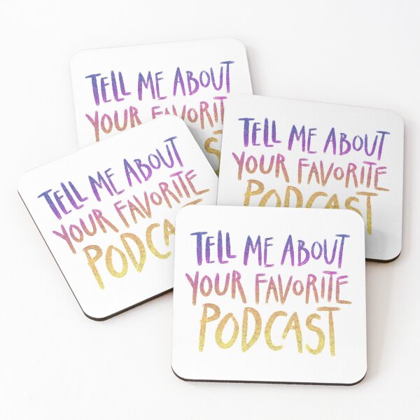 Item preview, Tell me about your favorite podcast designed and sold by NiceButton.