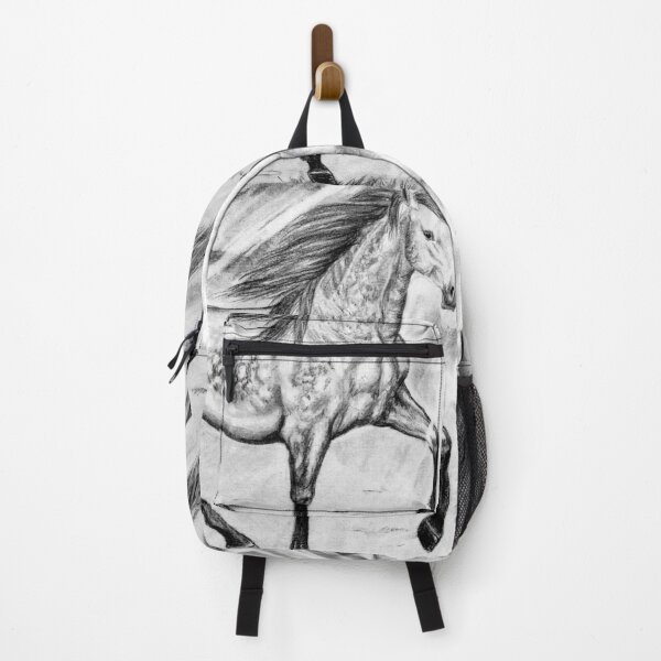 Item preview, Horse drawing graphite art designed and sold by horseaddicted.