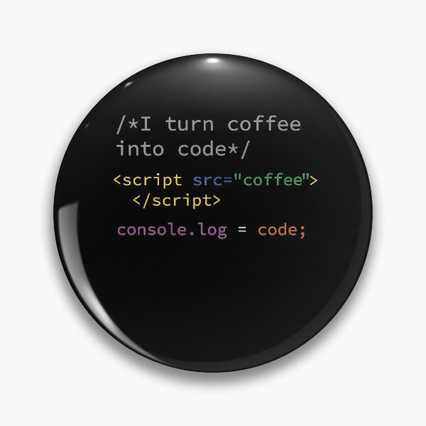 Item preview, I turn coffee into code - programming code lovers designed and sold by tinypurpleland.