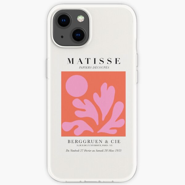 Henri Matisse - Paper Cut-Outs in Pink and Orange iPhone Soft Case