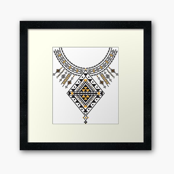 Motifs kabyle Impression encadrée