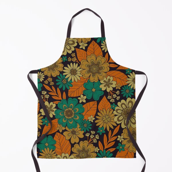 Item preview, Dark Teal & Orange Floral designed and sold by somecallmebeth.