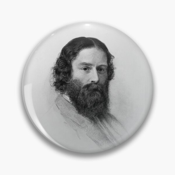 Item preview, James Russell Lowell Engraved Portrait designed and sold by warishellstore.
