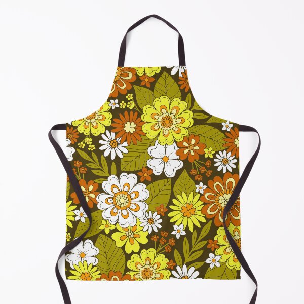 Item preview, Retro Flower Power 1970s Hippie Floral designed and sold by somecallmebeth.