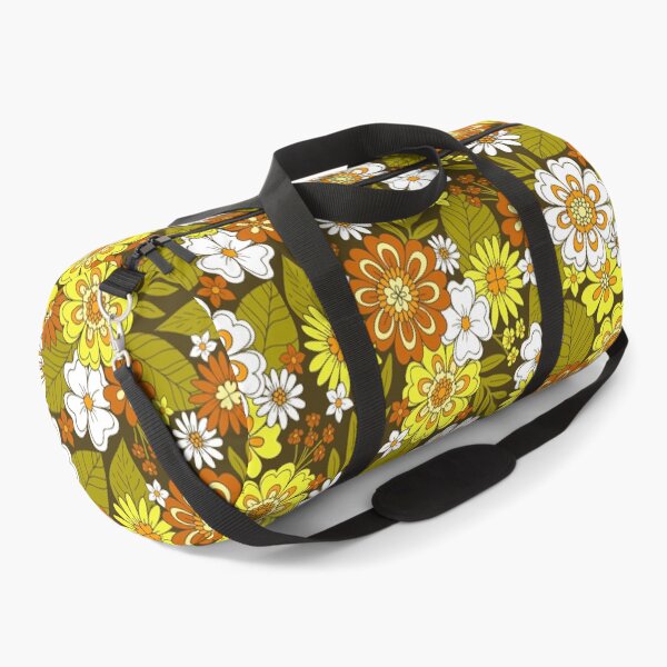 Item preview, Retro Flower Power 1970s Hippie Floral designed and sold by somecallmebeth.