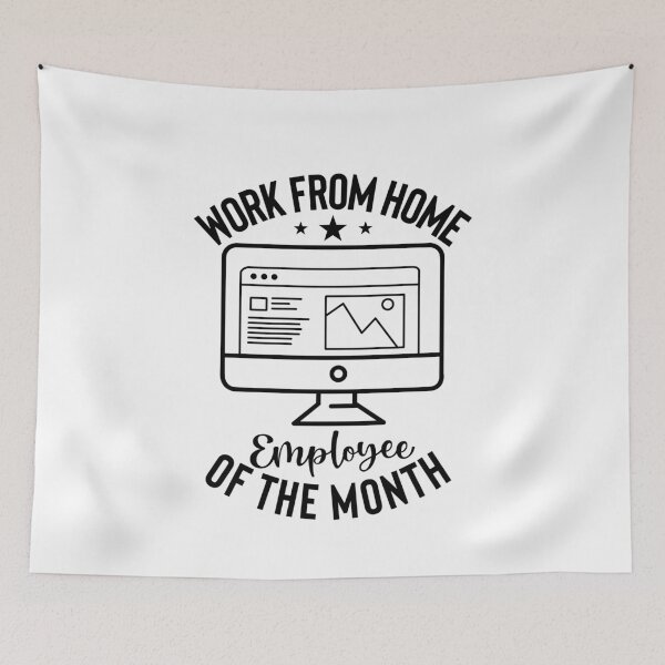 Item preview, Work From Home Employee of the Month designed and sold by Gsallicat.