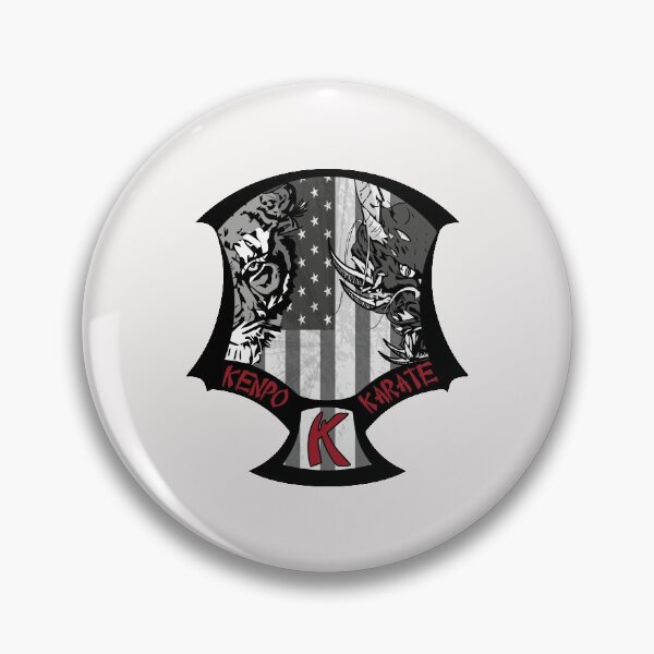 Item preview, Kenpo Karate Patch American Flag Tiger and Dragon  designed and sold by MasterKlaw.