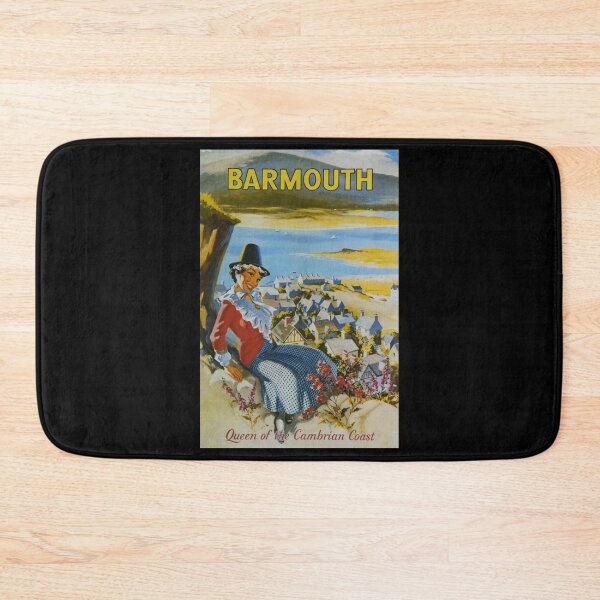 Item preview, retro classic Barmouth poster designed and sold by CorasPosters.