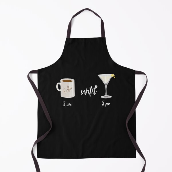 Item preview, Graphic Art Coffee Until Cocktails 5 am to 5 pm designed and sold by Five O'clock Shirts.
