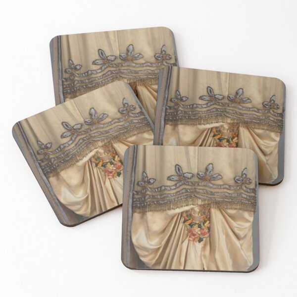 Item preview, Sumptuous Gathered Antique Silk designed and sold by The Mysterious Domain Alyne Whiteswan Fine Art Prints and Merch.