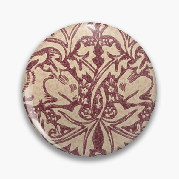 Item preview, William Morris Brer Rabbit (burgundy) pattern designed and sold by thomasjgaulton.