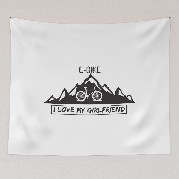 Item preview, I LOVE MY GIRLFRIEND E-BIKE  designed and sold by thiag-o.