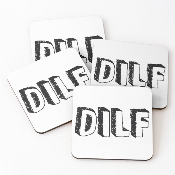 Item preview, DILF black writing designed and sold by MemeSupplyStore.