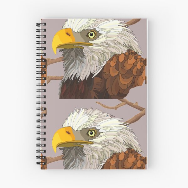 Item preview, eagle under observation. designed and sold by Karine Dupras.