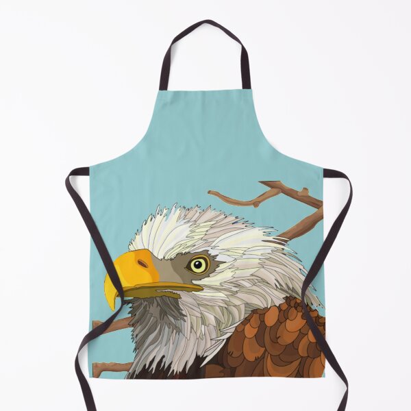 Item preview, eagle under observation. designed and sold by Karine Dupras.