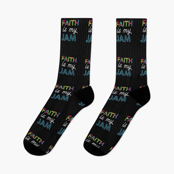 Item preview, Faith is my Jam. Funny Faith Design designed and sold by Custom365.