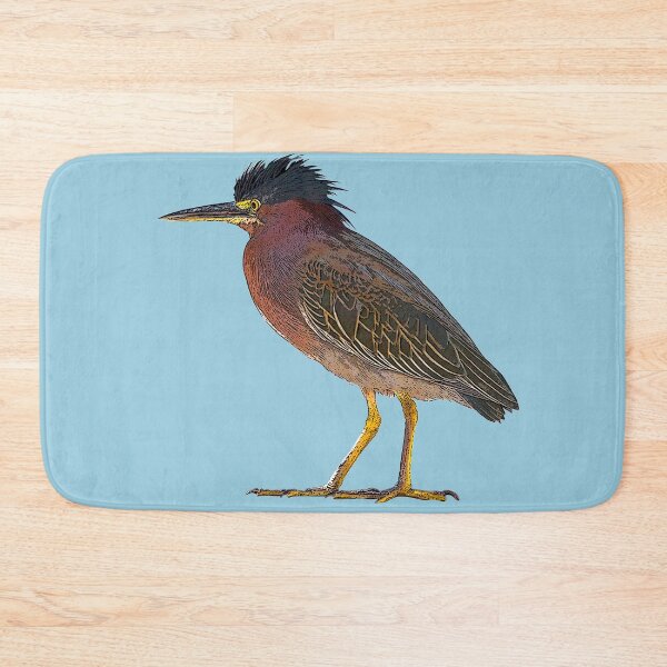Item preview, Green Heron Color Print designed and sold by designsasstultd.