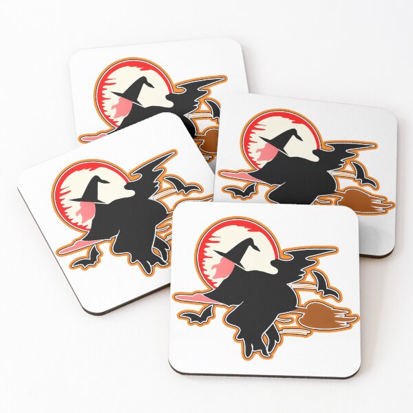 Item preview, Beautiful and Scary Witch with Bats designed and sold by Shekevara.