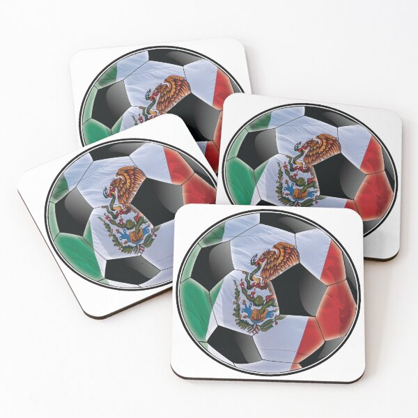 Item preview, Mexico flag in the wind - soccer ball designed and sold by NA-WORLDWIDE.