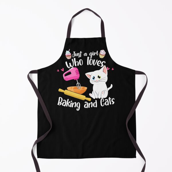 Item preview, Just A Girl Who Loves Baking And Cats Baker Gift Baking designed and sold by jeffded.
