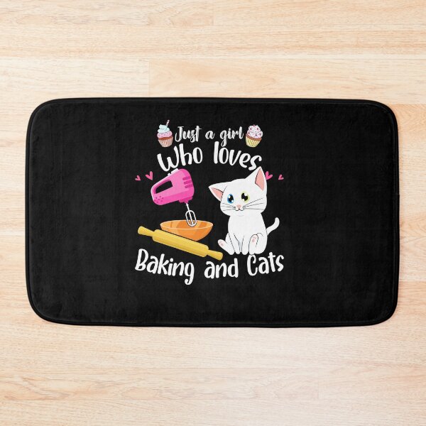 Item preview, Just A Girl Who Loves Baking And Cats Baker Gift Baking designed and sold by jeffded.