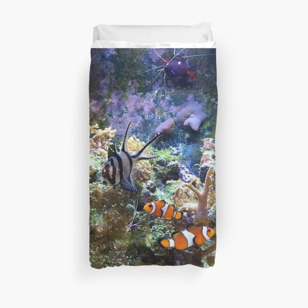 Marine Aquarium Duvet Cover