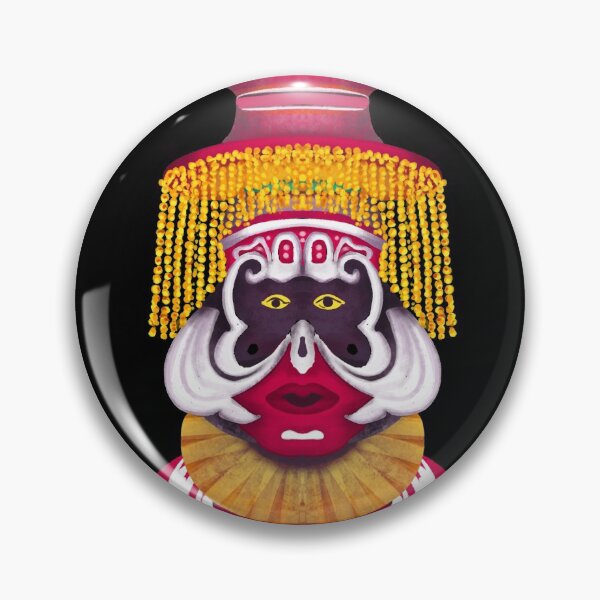 Item preview, Kathakali Stickers - Yellow designed and sold by iraaart.