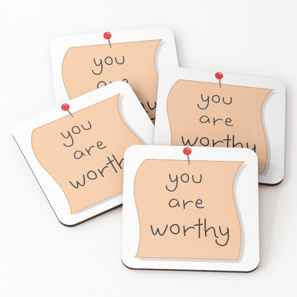 Item preview, You Are Worthy designed and sold by PridePositivity.