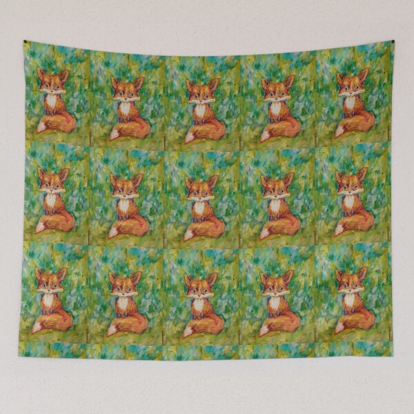Item preview, Fox in colors designed and sold by annahbellah.
