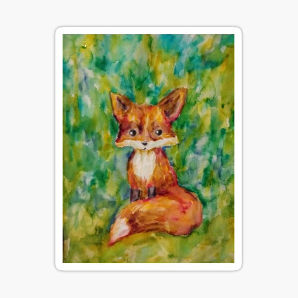Item preview, Fox in colors designed and sold by annahbellah.