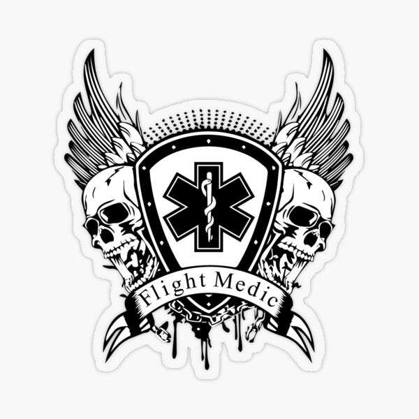 Flight Medic Transparent Sticker