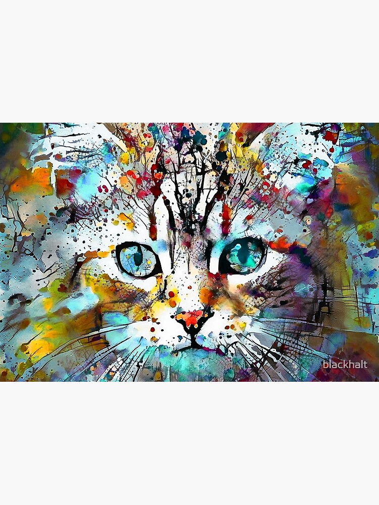 Abstractions of abstract abstraction of cat by blackhalt