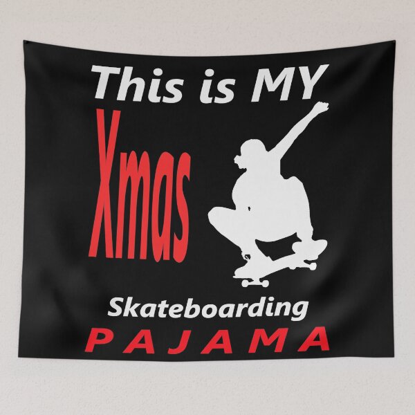 Item preview, This Is My Christmas Skateboarding Pajama designed and sold by TeesFashion.