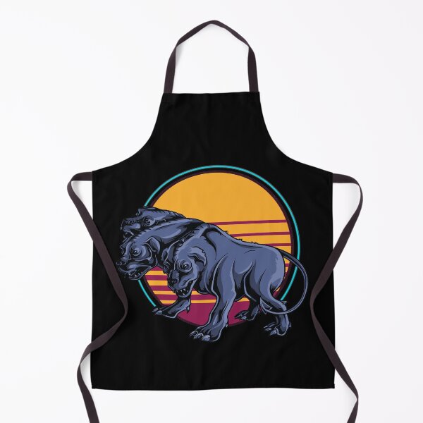 Item preview, Retro 80s Cerberus Three Headed Dog Greek Mythology Gift designed and sold by MintedFresh.