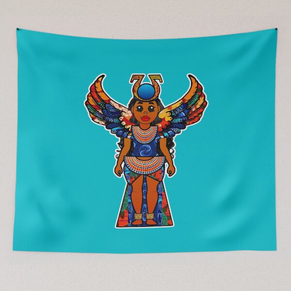 Item preview, Colorful Egyptian Goddess Isis designed and sold by artbyomega.