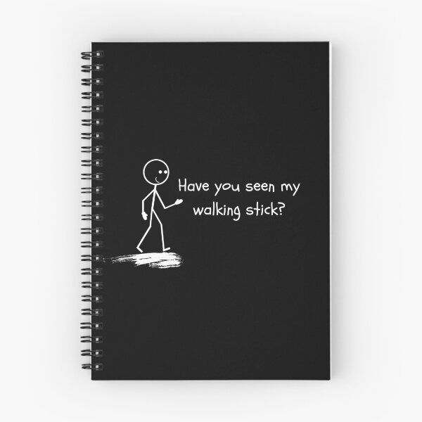 Item preview, Walking Stick - Stick Figure Humour designed and sold by CheckOutOz.