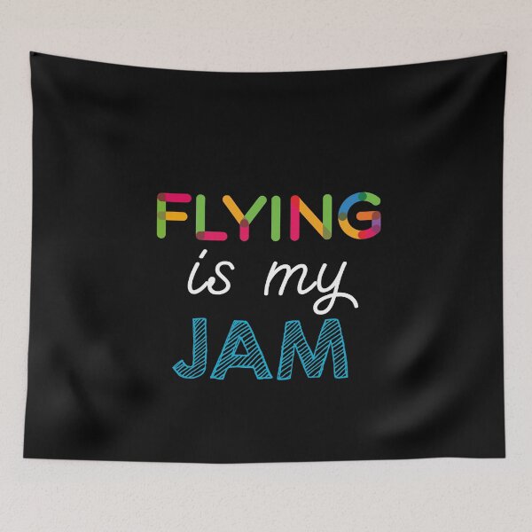 Item preview, Flying is my Jam. Funny Flying Design designed and sold by Custom365.