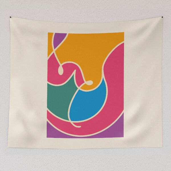 Item preview, Forma humana abstracta (crema) designed and sold by FrenchTip.