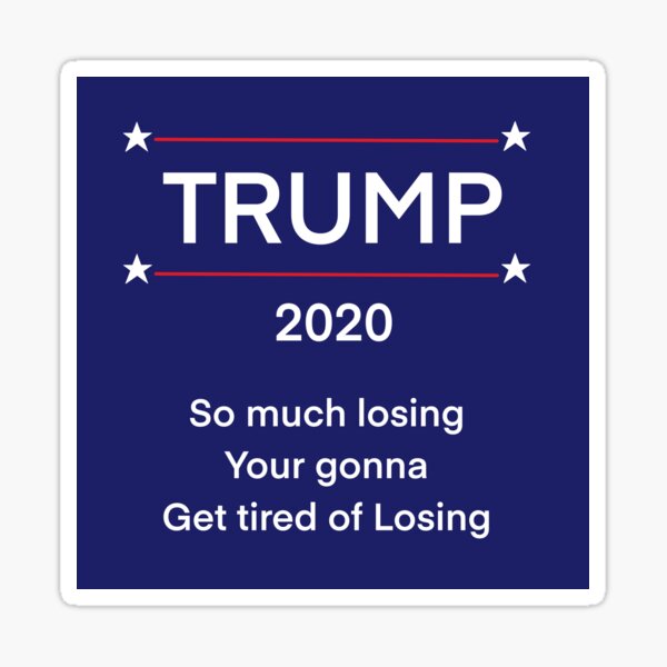 So much losing Sticker