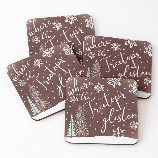 Item preview, Where The Treetops Glisten designed and sold by Old Urban Farmhouse Design Studio.