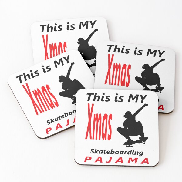Item preview, This Is My Christmas Skateboarding Pajama designed and sold by TeesFashion.