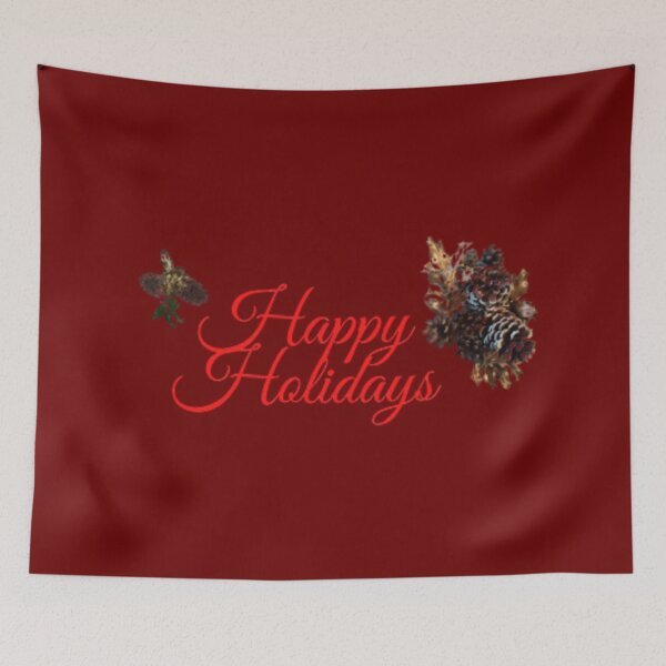 Item preview, Happy Holidays holiday greeting designed and sold by edwardtiptonart.